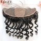 Brazilian Human Hair Curly 13x4 Silk Base Lace Frontal Closure,Full Lace Frontal With Baby Hair